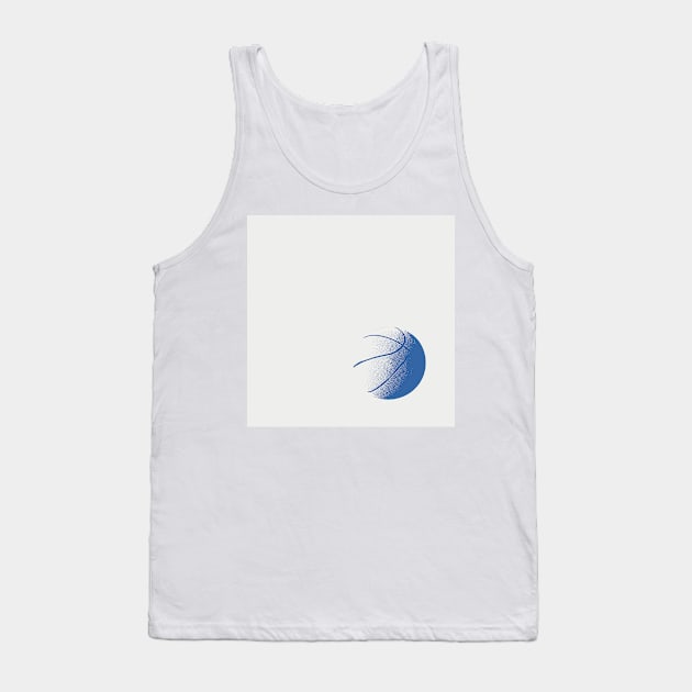 Blue Basketball Tank Top by Toozidi T Shirts